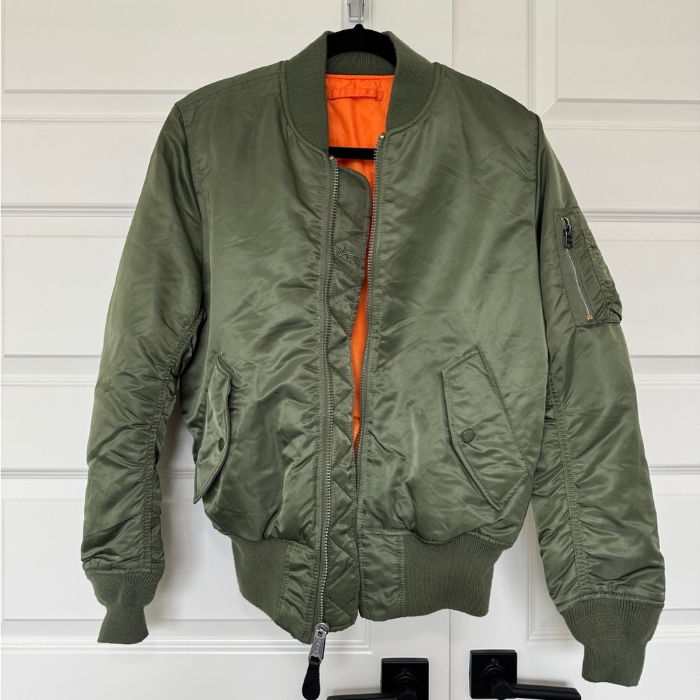 Alpha Industries MA-1 BOMBER JACKET unisex - Olive green S